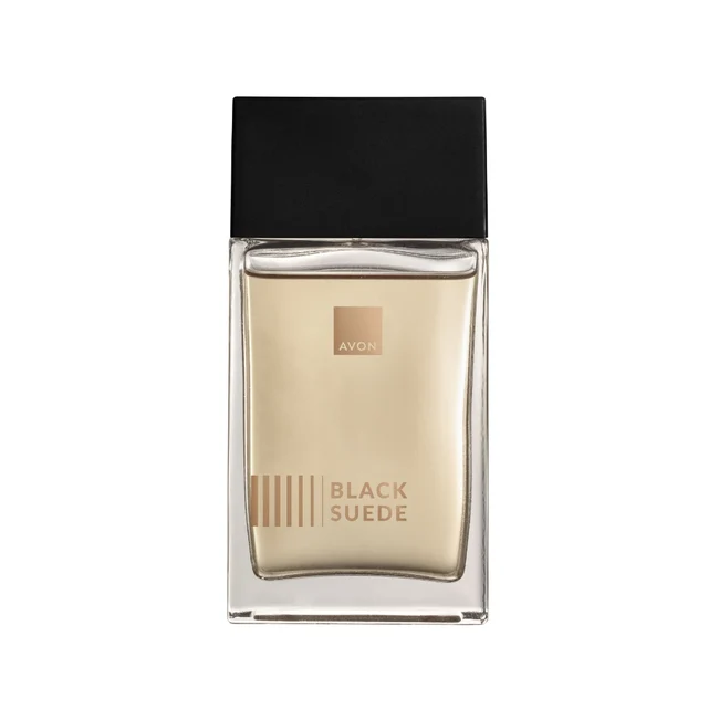 Frasco de Black Suede Eau de Toilette da Avon